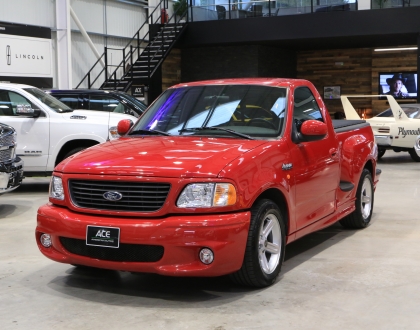 Red Ford F150 Lightning